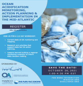 Ocean Acidification Planning and Monitoring in the Mid-Atlantic @ webinar