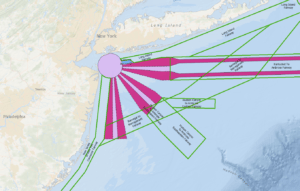 Northern New York Bight Port Access Route Study map